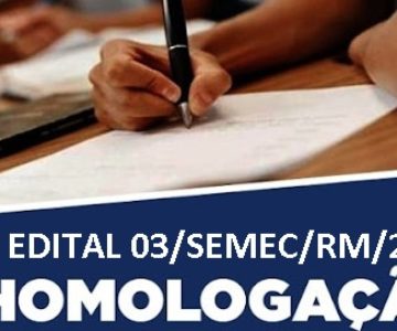 Secretaria Municipal de Educação e Cultura – SEMEC/RM, divulga a Homologação das Inscrições do Processo Seletivo Simplificado para contratação de Profissional Nutricionista para a área da Educação.