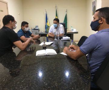 Prefeito Aldo Júlio busca parceria com Detran para melhoria da sinalização de trânsito em Rolim de Moura