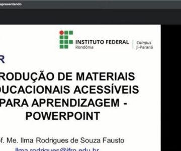 Atividade da Prefeitura de Rolim de Moura tem participação de representante do Campus Ji-Paraná