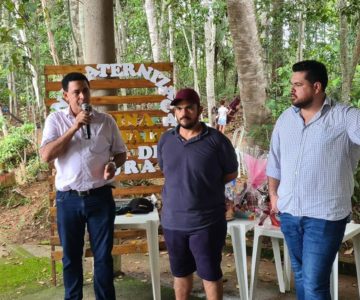 Prefeito Aldo Júlio enaltece apoio para Rolim de Moura, de forma incondicional pelo governador Marcos Rocha, diretor do DER, Elias Rezende e do deputado Jean Oliveira