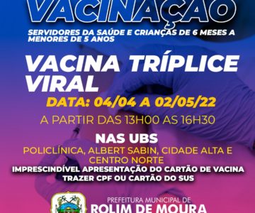 Vacinação contra Influenza e de trabalhadores na saúde contra o Sarampo tem início a partir de hoje