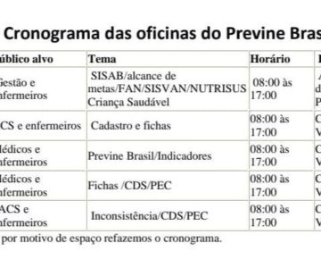 Servidores da saúde de Rolim de Moura participam de capacitação do Previne Brasil