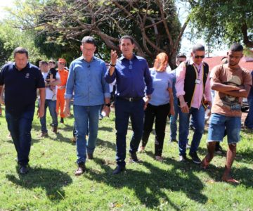 Prefeito Aldo Júlio recepciona governador Marcos Rocha e agradece parceria com Rolim de Moura