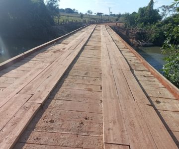 Prefeitura de Rolim de Moura anuncia conclusão da ponte da linha 200 lado norte