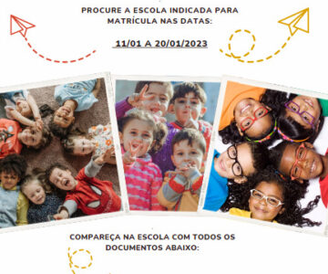 SEMEC divulga lista de convocação para matrícula da Educação Infantil