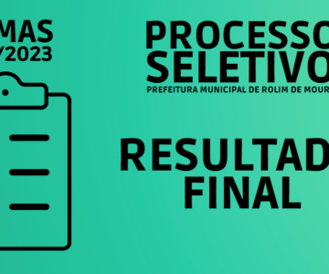 RESULTADO FINAL PROCESSO SELETIVO SEMAS 001/2023