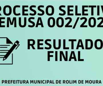 RESULTADO FINAL SELETIVO SEMUSA 002/2022