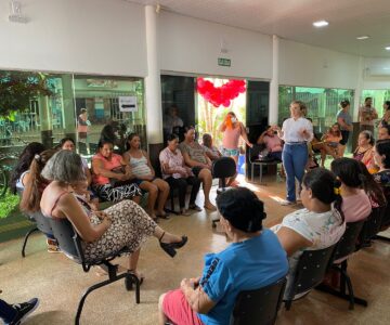 Unidade Básica de Saúde do bairro Cidade Alta de Rolim de Moura promoveu um evento em comemoração ao dia das mães