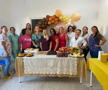 Dia das mães é comemorado com café da manhã na UPA de Rolim de Moura