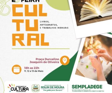 2.ª Feira cultural começa nesta quinta-feira em Rolim de Moura