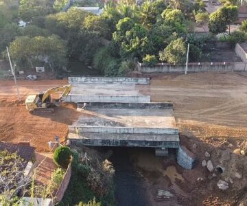 Concluídas as duas pontes que ligam o Bairro Jardim Tropical ao centro