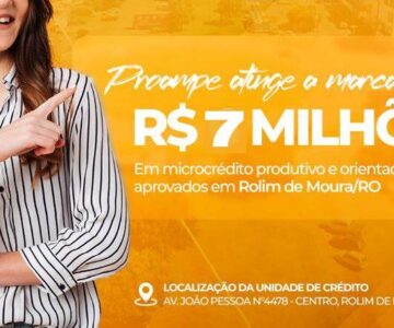 PROAMPE já liberou 7 milhões de reais para micro e pequenas empresas em Rolim de Moura