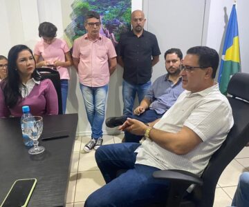 Prefeitura recebe deputada Cristiane Lopes e busca apoio para implantação da UTI e Praça da Bíblia