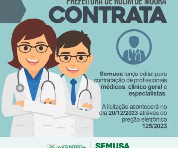 SEMUSA anuncia contratação de médicos