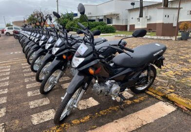 Rolim de Moura recebe novas motocicletas para Agentes de Saúde da zona rural