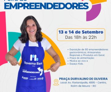 Feira de empreendedores ocorrerá dias 13 e 14 de setembro