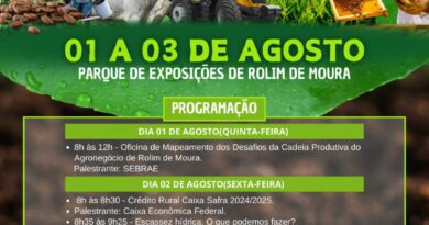 Prefeitura de Rolim de Moura promoverá seminário com palestras voltadas a agricultura durante a 35ª Expoagro