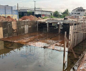 Obra de construção de galeria no cruzamento da Rio Madeira com a Maceió segue a todo vapor