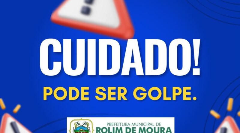 Prefeitura de Rolim de Moura alerta para contribuinte não cair golpe ao receber e-mail