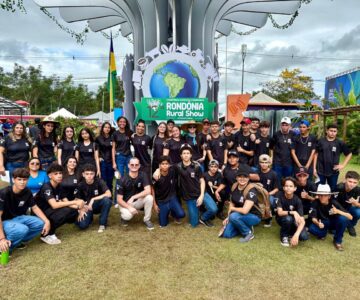 Rolim: Alunos da Escola Francisca Duran participaram da Rondônia Rural Show