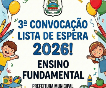 SEMED divulga 3ª convocação para matrículas conforme vagas remanescentes no Ensino Fundamental