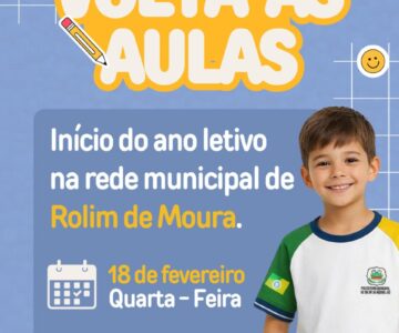 Ano letivo na rede municipal terá início dia 18 de fevereiro
