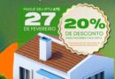 IPTU com desconto de 20% até dia 27