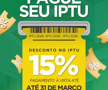 Moradores de Rolim de Moura têm até amanhã para garantir desconto no IPTU 2026