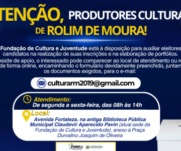 Fundação de Cultura e Juventude oferece apoio a candidatos e eleitores do Conselho Municipal de Política Cultural – CMPC