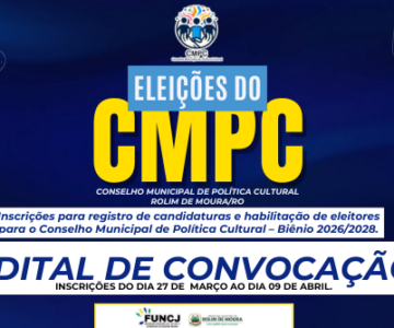 Fundação de Cultura e Juventude publica edital de convocação para eleição do Conselho Municipal de Política Cultural