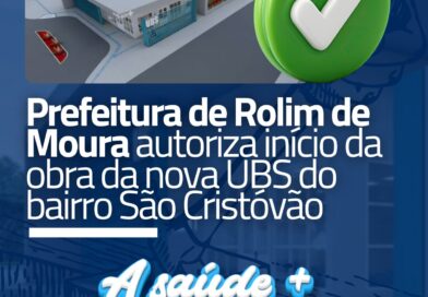 Prefeitura autoriza início da obra da nova UBS do bairro São Cristóvão