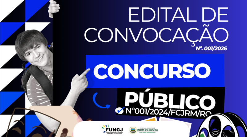 Fundação de Cultura e Juventude convoca aprovados do Concurso Público Municipal nº 001/2024/FCJRM/RO