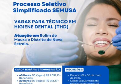 OPORTUNIDADE NA SAÚDE: PROCESSO SELETIVO SEMUSA