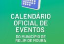 CALENDÁRIO OFICIAL DE EVENTOS DO MUNICÍPIO DE ROLIM DE MOURA