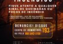 Evite queimadas. Se souber, denuncie