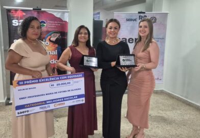 Escolas Maria de Fátima e Cora Coralina colocam Rolim de Moura entre os destaques de Rondônia no Saero