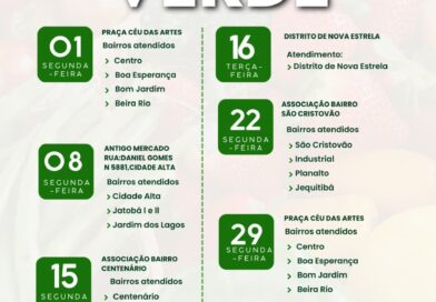 Confira o Calendário da Cesta Verde de Junho