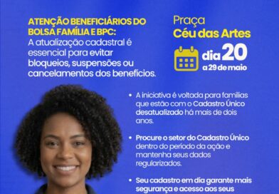 Famílias beneficiárias de programas sociais devem atualizar cadastro