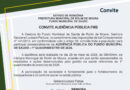 Audiência Pública do Fundo Municipal de Saúde será dia 29