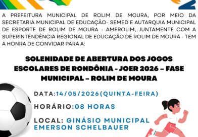 Solenidade de abertura de Joer será nesta quinta-feira