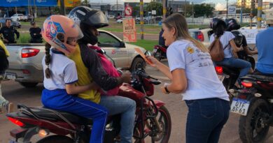 Maio Laranja mobiliza rede de proteção em ação de conscientização no centro de Rolim de Moura