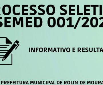 SEMED – DIVULGAÇÃO SELETIVO SEMED 001-2026