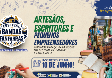 Fundação de Cultura e Juventude abre inscrições para expositores no Festival de Bandas e Fanfarras