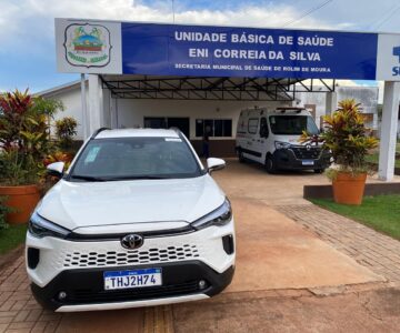 Prefeitura de Rolim de Moura fortalece atendimento em Nova Estrela com entrega de veículo e eletrocardiógrafo