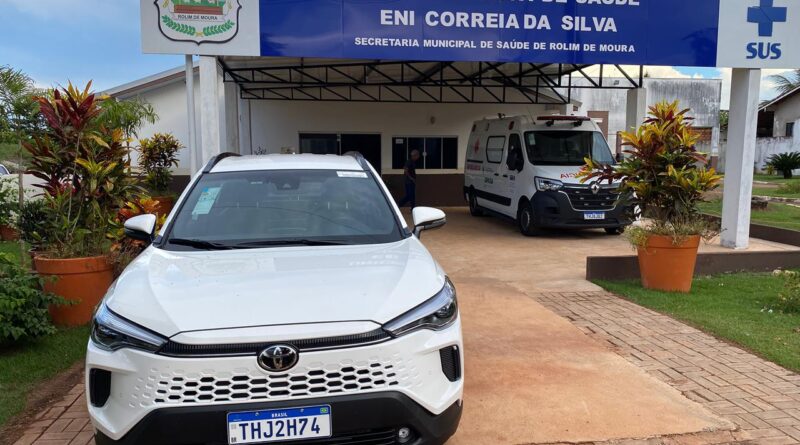 Prefeitura de Rolim de Moura fortalece atendimento em Nova Estrela com entrega de veículo e eletrocardiógrafo