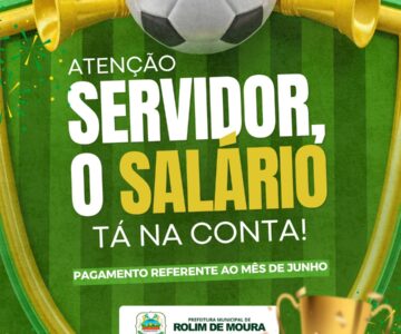Salário na conta!!