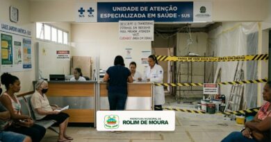 Saúde de Rolim de Moura recebe investimento de R$ 1,8 milhão para ampliação de unidade especializada