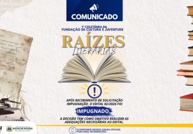 FUNCJ impugna edital da 1ª Coletânea da Fundação de Cultura e Juventude “Raízes Literárias” após análise de pedido de impugnação