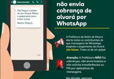 SEMFAZ alerta contribuintes sobre tentativa de golpe com mensagens falsas sobre alvará em Rolim de Moura