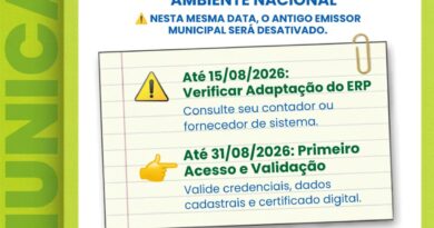 SEMFAZ alerta contribuintes sobre migração obrigatória da NFS-e para o Ambiente Nacional a partir de setembro
